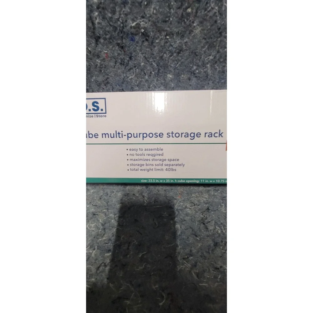 6-Cube Multi-Purpose‎ Storage Rack New in Box